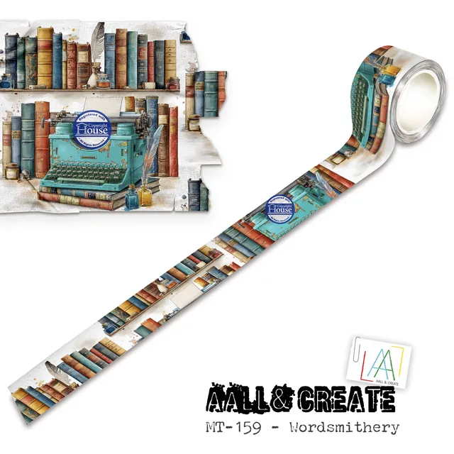 AALL & Create MT-159 washitape Wordsmithery 25mm 10m