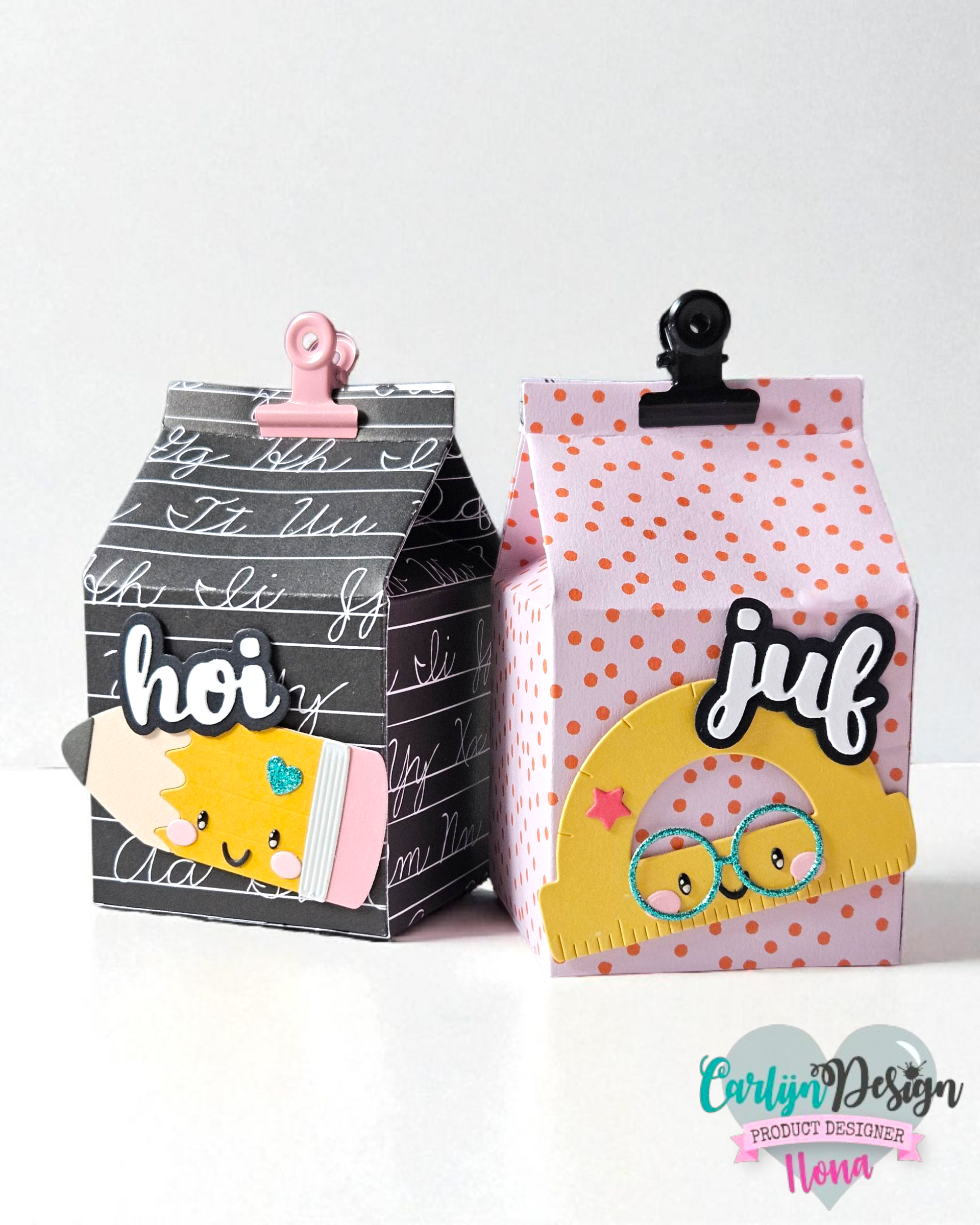 CarlijnDesign Celebration Carton CDSN-0336 dies gaveeske 3D