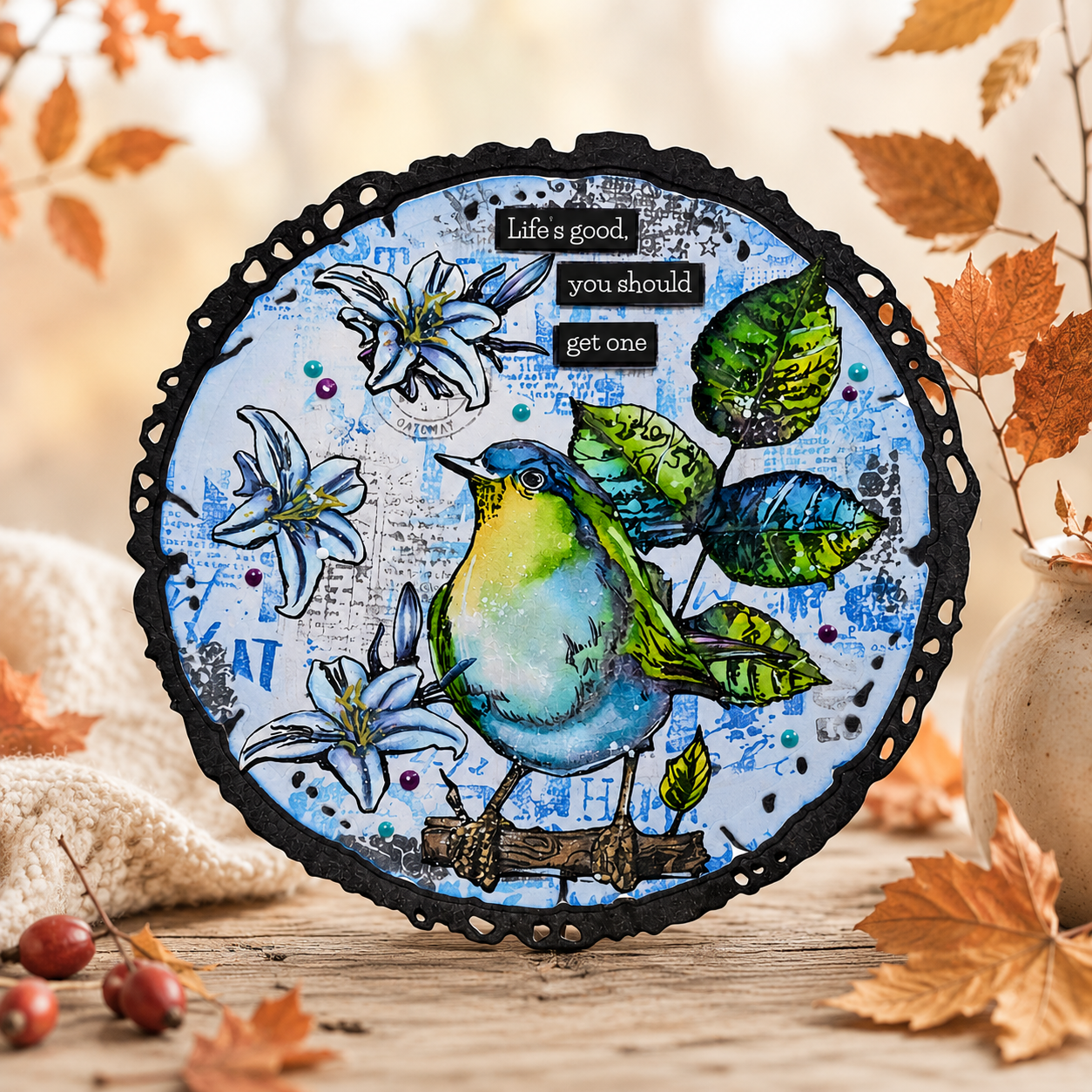 AALL & Create TP-1349 Robin Sprout stempelsett A6 5 deler