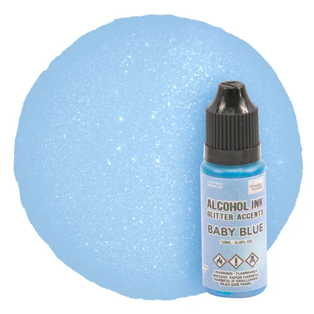 Couture Creations Glitter Accents Baby Blue blekk 12 ml