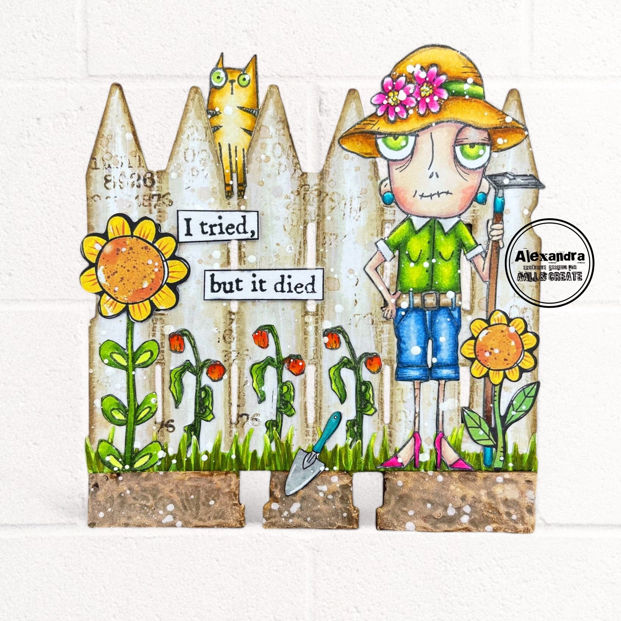 Aall and Create 67 Picket Border diesett MemoryDex