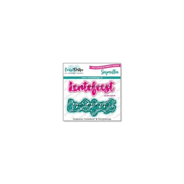 CarlijnDesign Lentefeest CDSN-0232 dies 7,0/7,4 cm tekst
