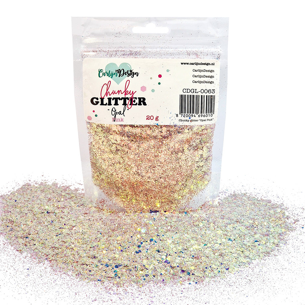 CarlijnDesign Chunky glitter Opal COMBO 10x20 g opalshine