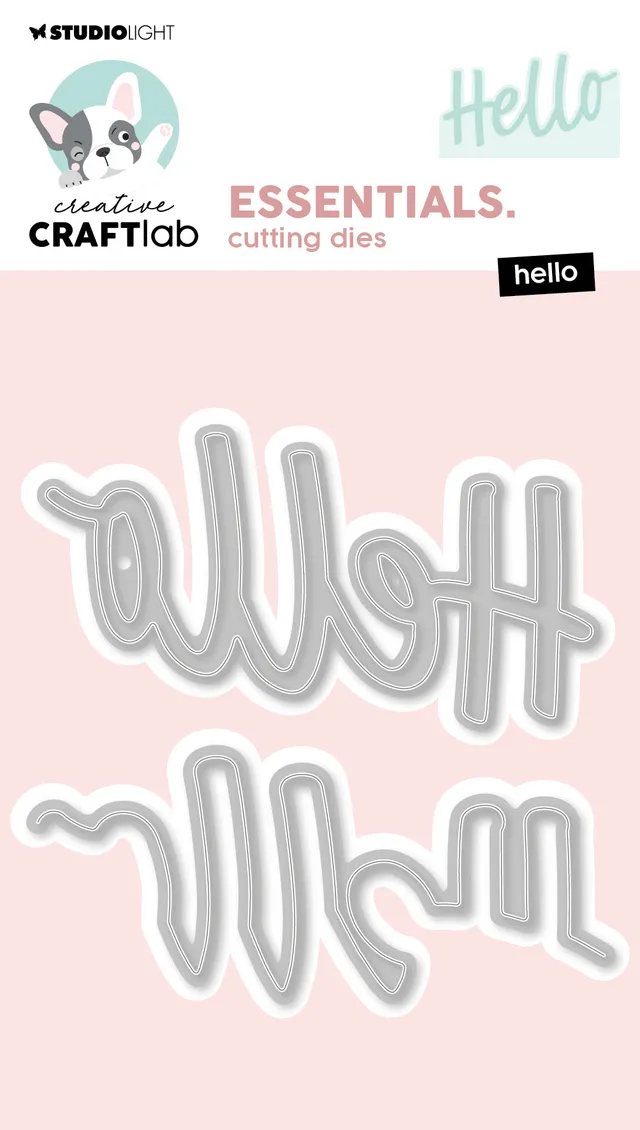 Studio Light Creative Craftlab dies hello tekst