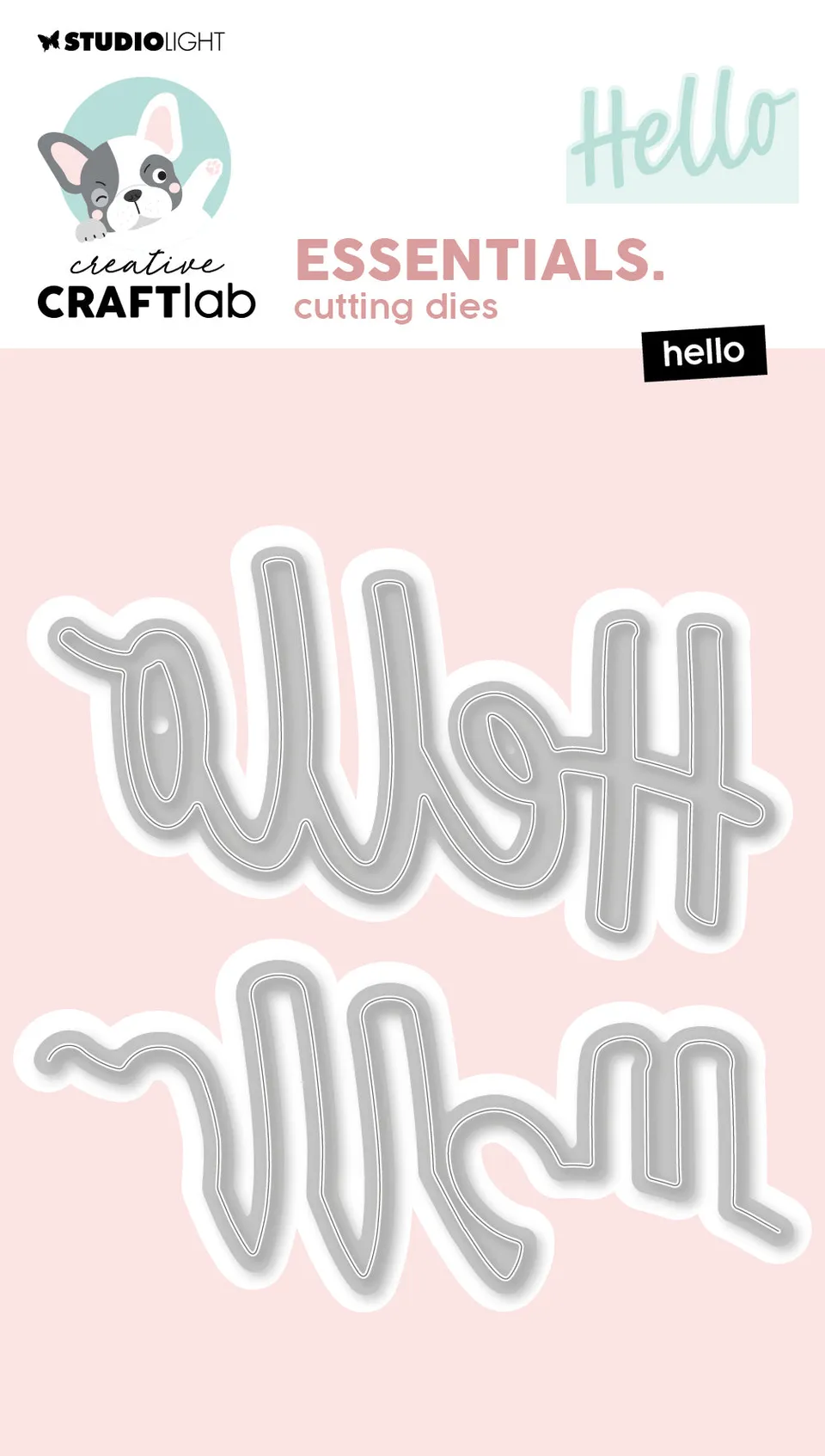 Studio Light Creative Craftlab dies hello tekst