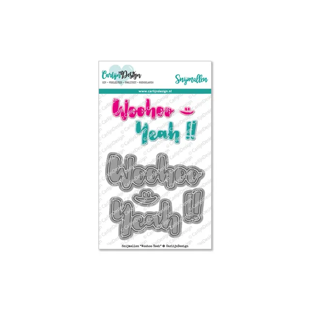 CarlijnDesign CDSN-0118 dies woohoo yeah tekst