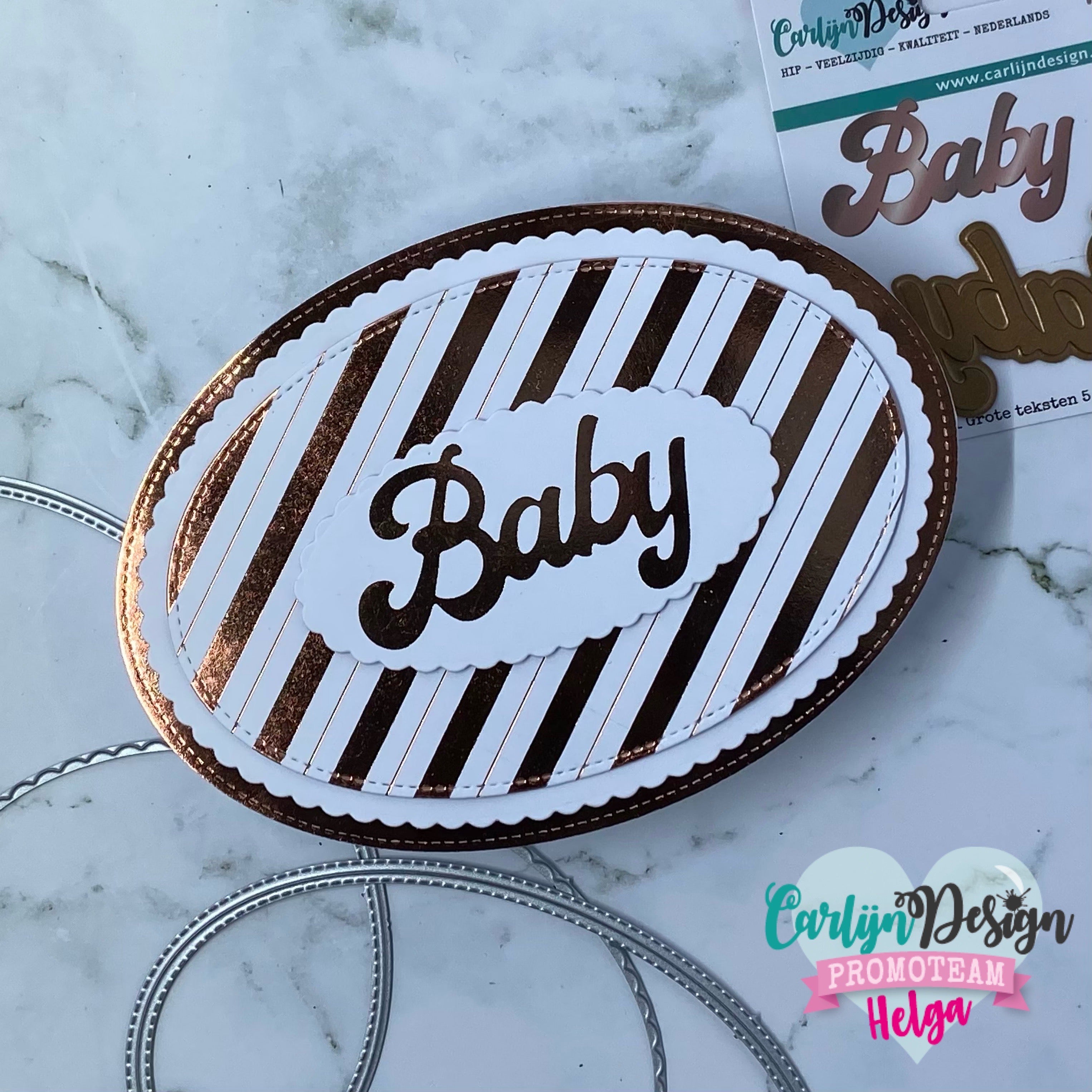 CarlijnDesign CDHF-0017 hot foil-plate baby