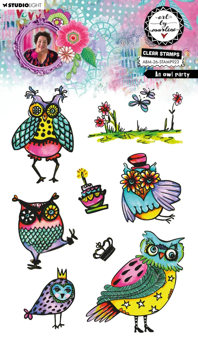 Studio Light Art By Marlene 2026 stempel An Owl Party ugler