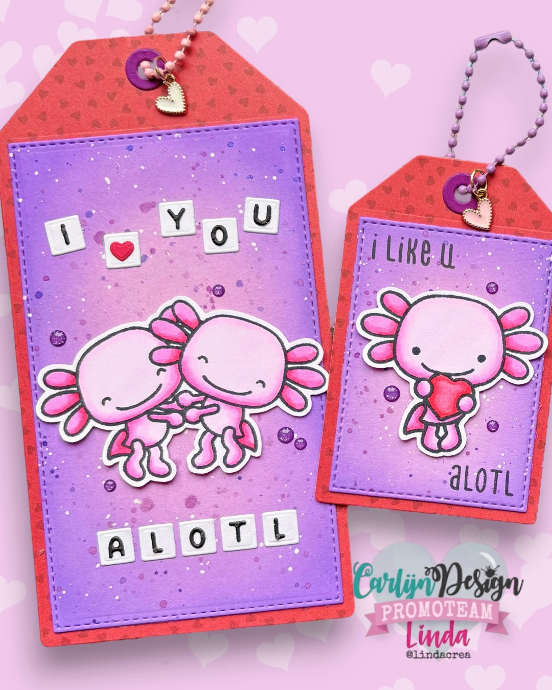 CarlijnDesign CDJD-0069 stempler I Love You Alotl A6