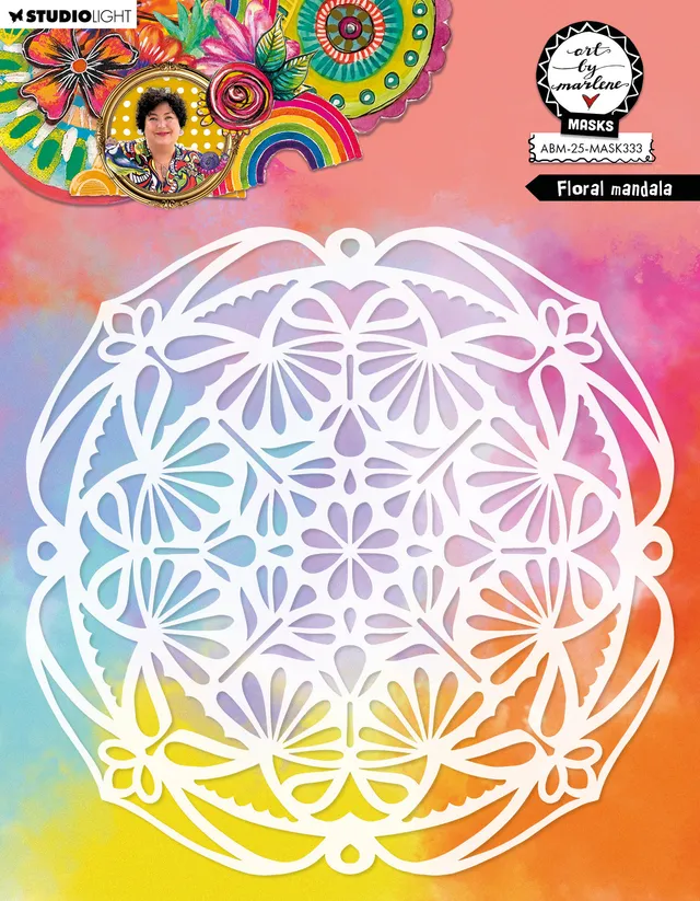 Studio Light Art by Marlene sjablong Floral mandala
