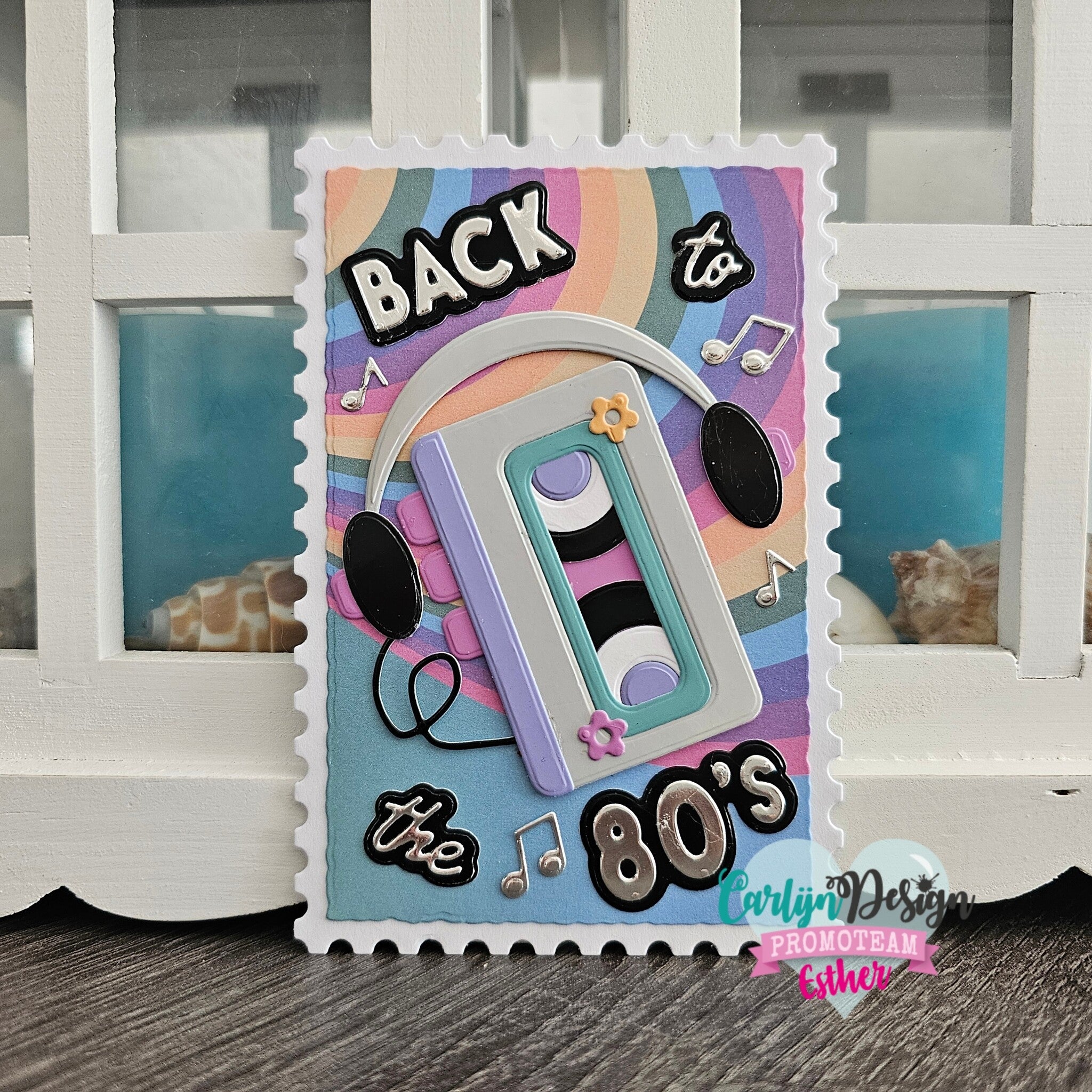 CarlijnDesign A6 Rektangler 3 CDSN-0256 dies postage