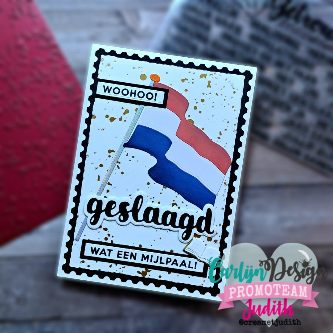 CarlijnDesign Onderteksten Huwelijk CDST-0136 stempel A6