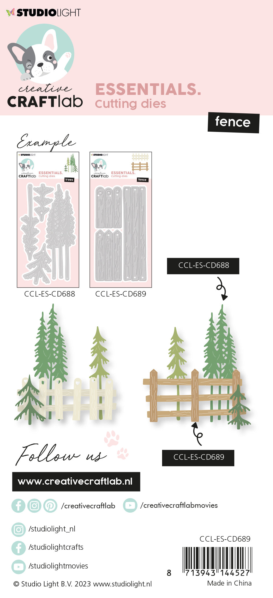 Studio Light Creative Craftlab Fence dies gjerde