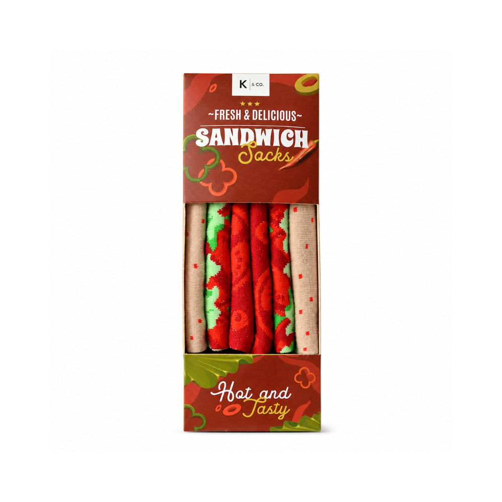 KaiserCraft Novelty Socks sokker sandwich one size