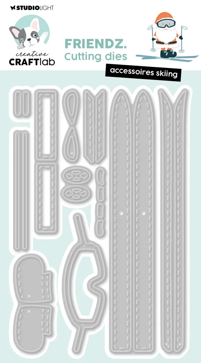 Studio Light Creative Craftlab Friendz Accessoires skiing dies