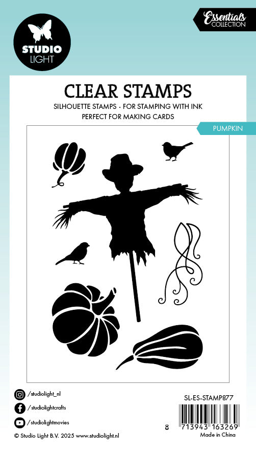 Studio Light Essentials Pumpkin stempel 62x93 mm