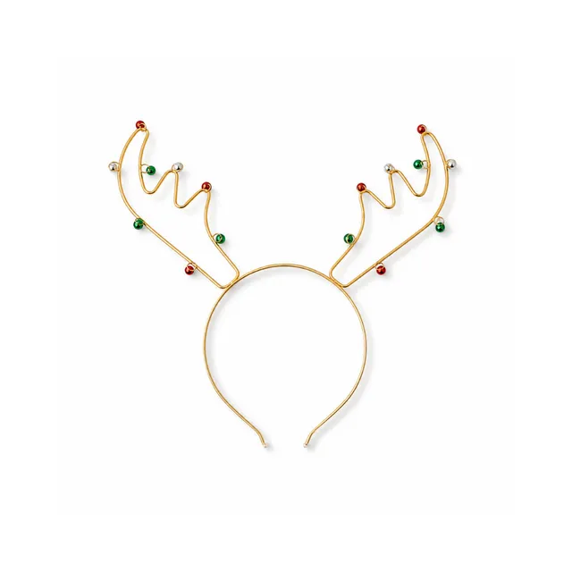 KaiserCraft Christmas Kids hårbøyle gull reinsdyr bjeller