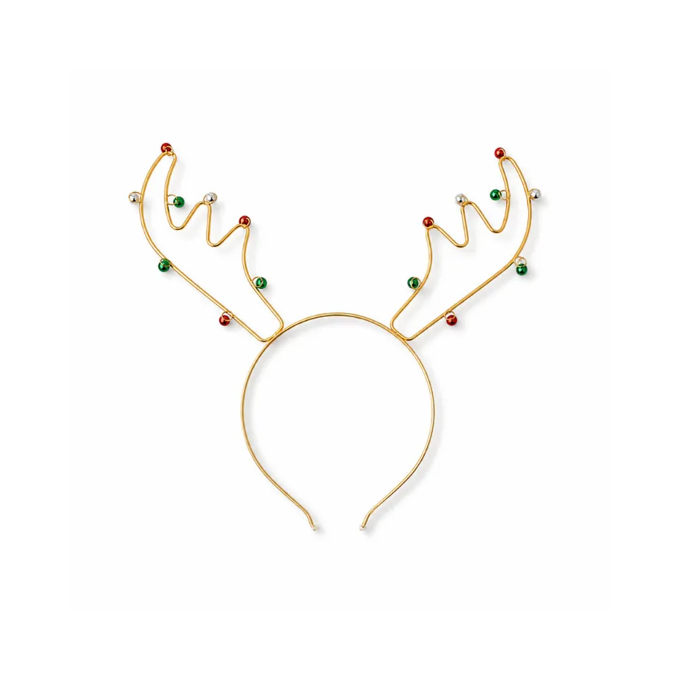 KaiserCraft Christmas Kids hårbøyle gull reinsdyr bjeller