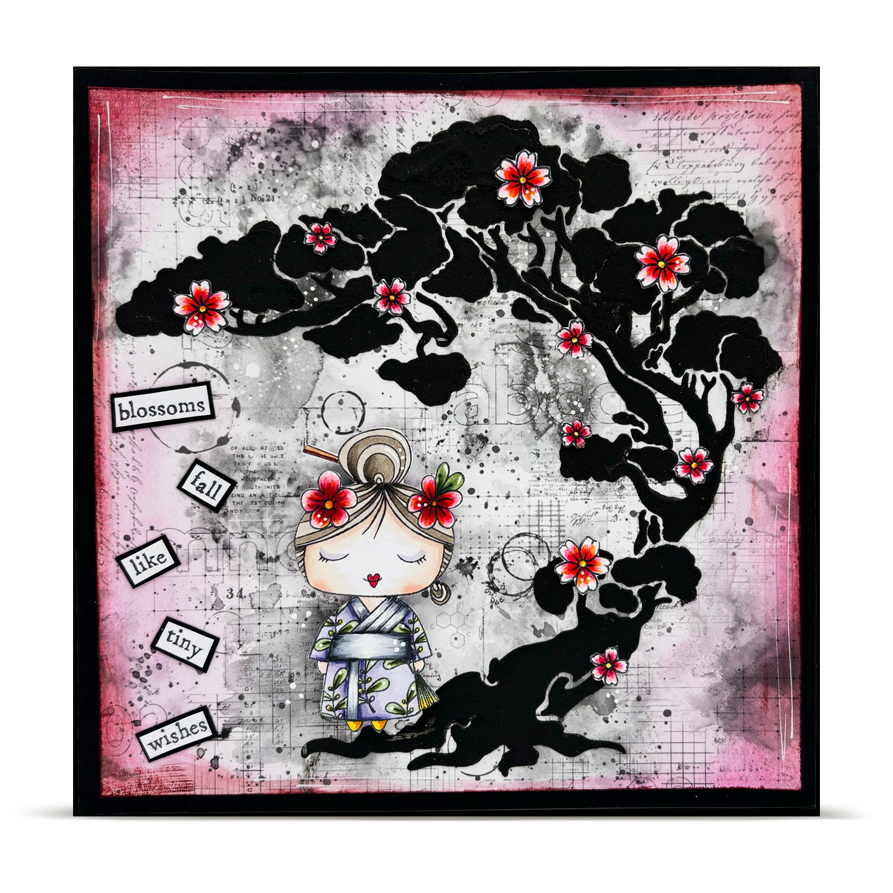 AALL & Create TP-1354 A Moment To Blossom stempelsett A7