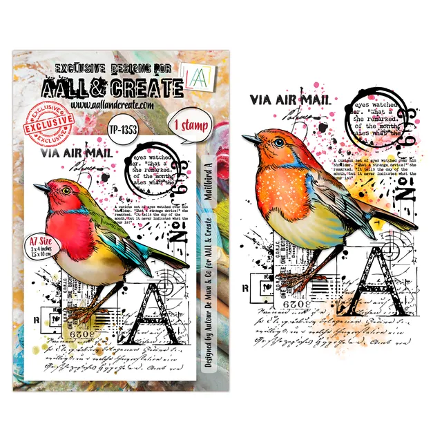 AALL & Create TP-1353 stempelsett A7 Mailbird A