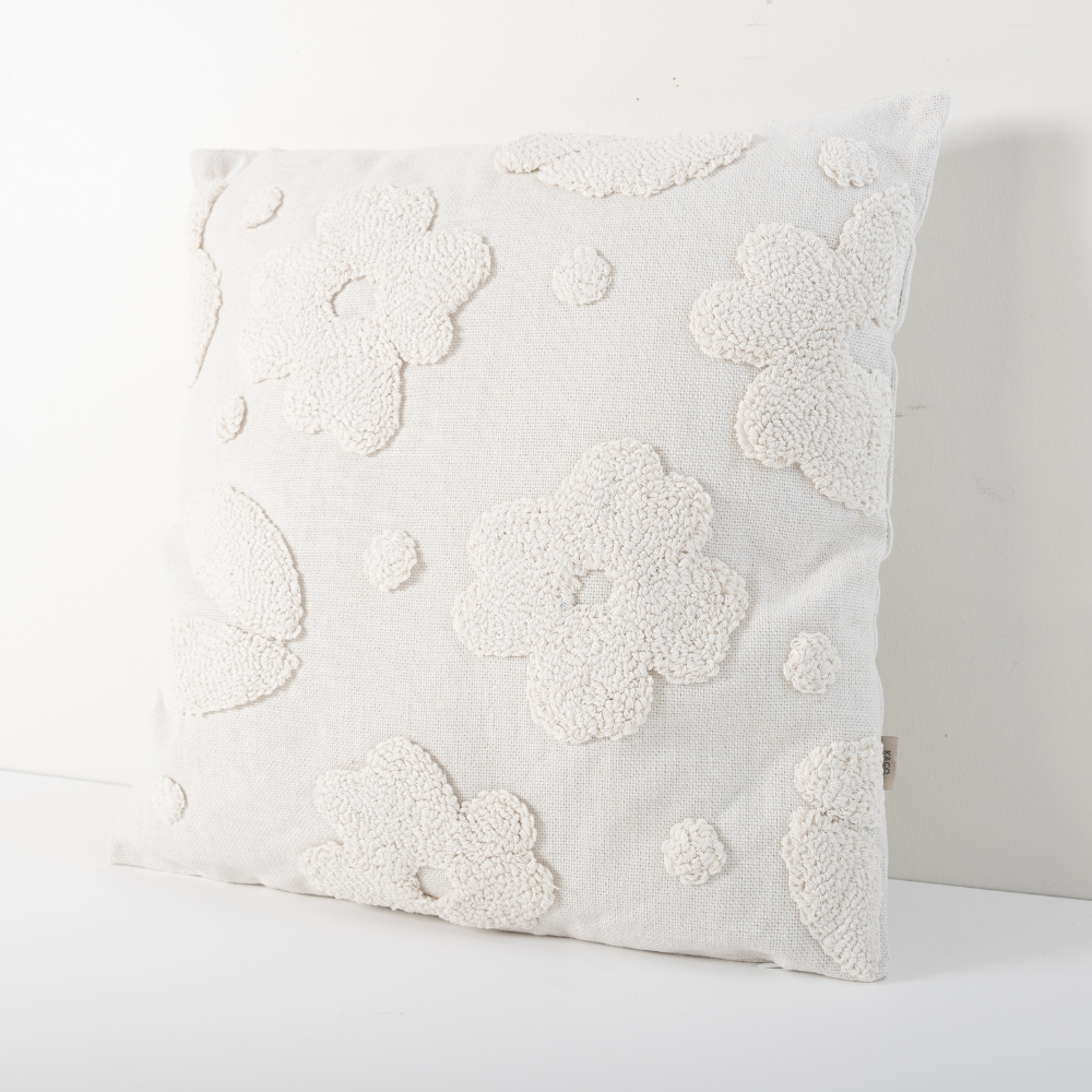 K&Co Texture pute Cream Flora 45x45 krem
