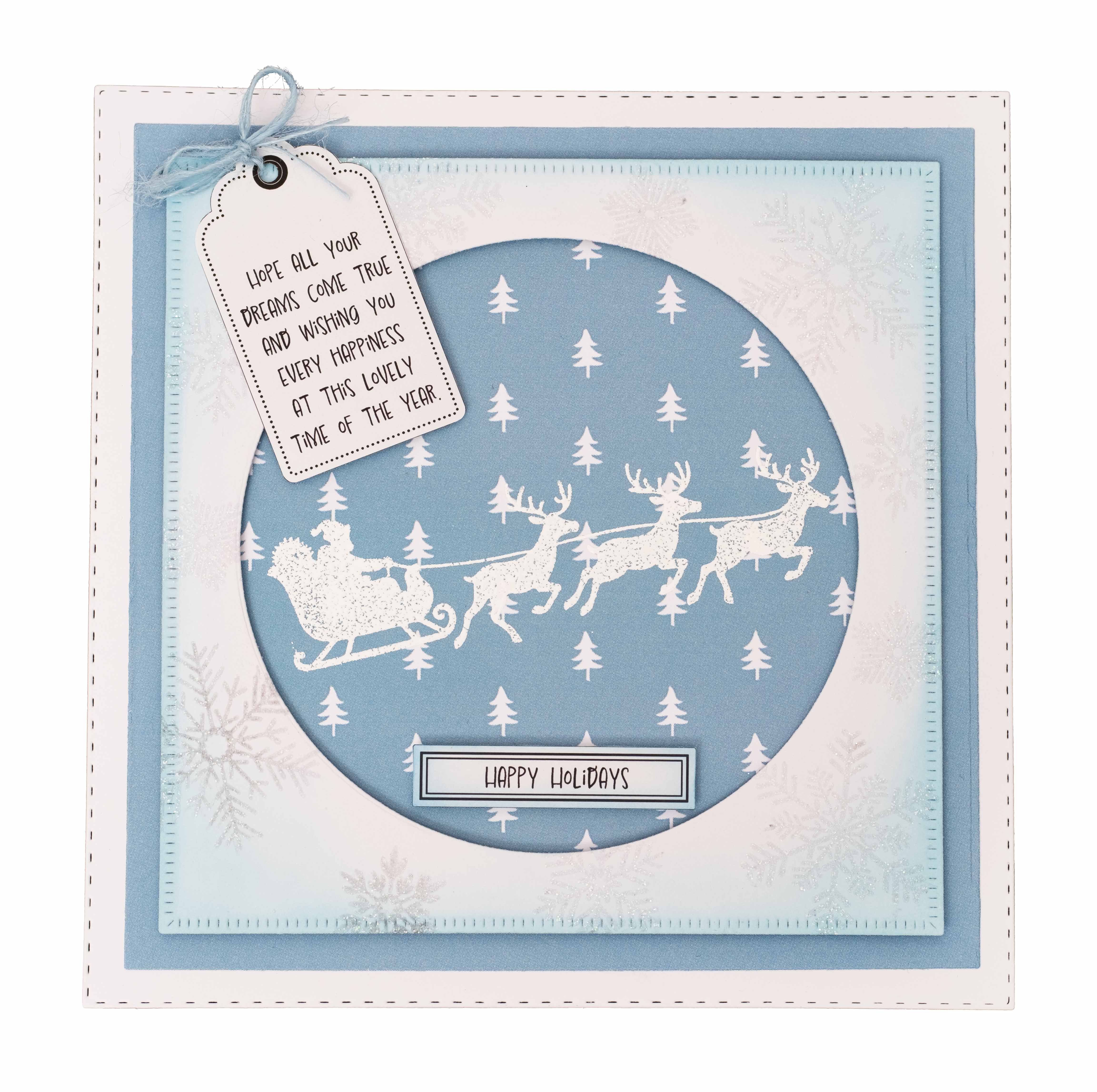 Studio Light Essentials Santa & Rendeer clear stamp julestempel