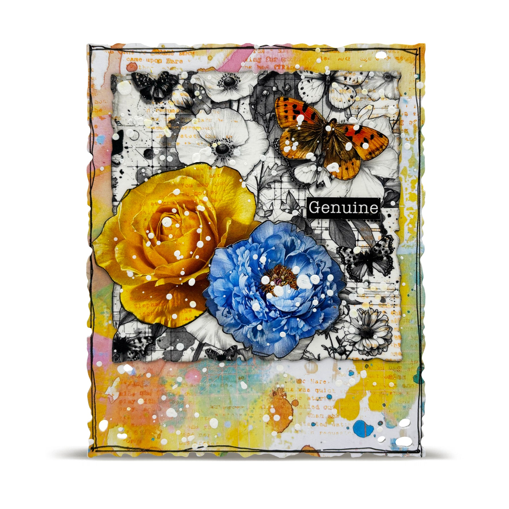 Aall and Create MT-149 Country Noir washi tape 25mm 10m lag