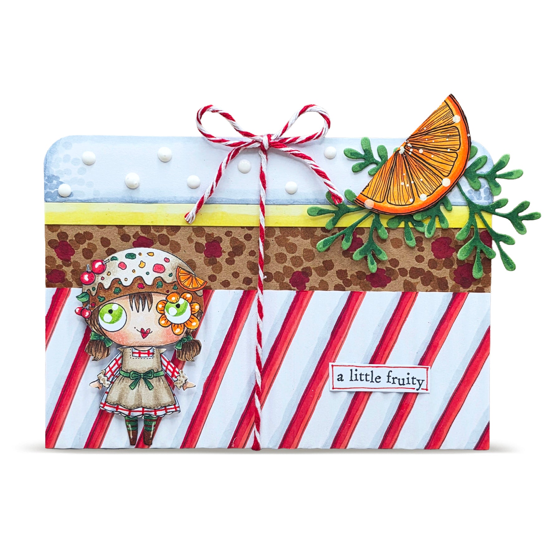 AALL & Create TP-1385 Fruitcake stempelsett A7 jul Janet Klein