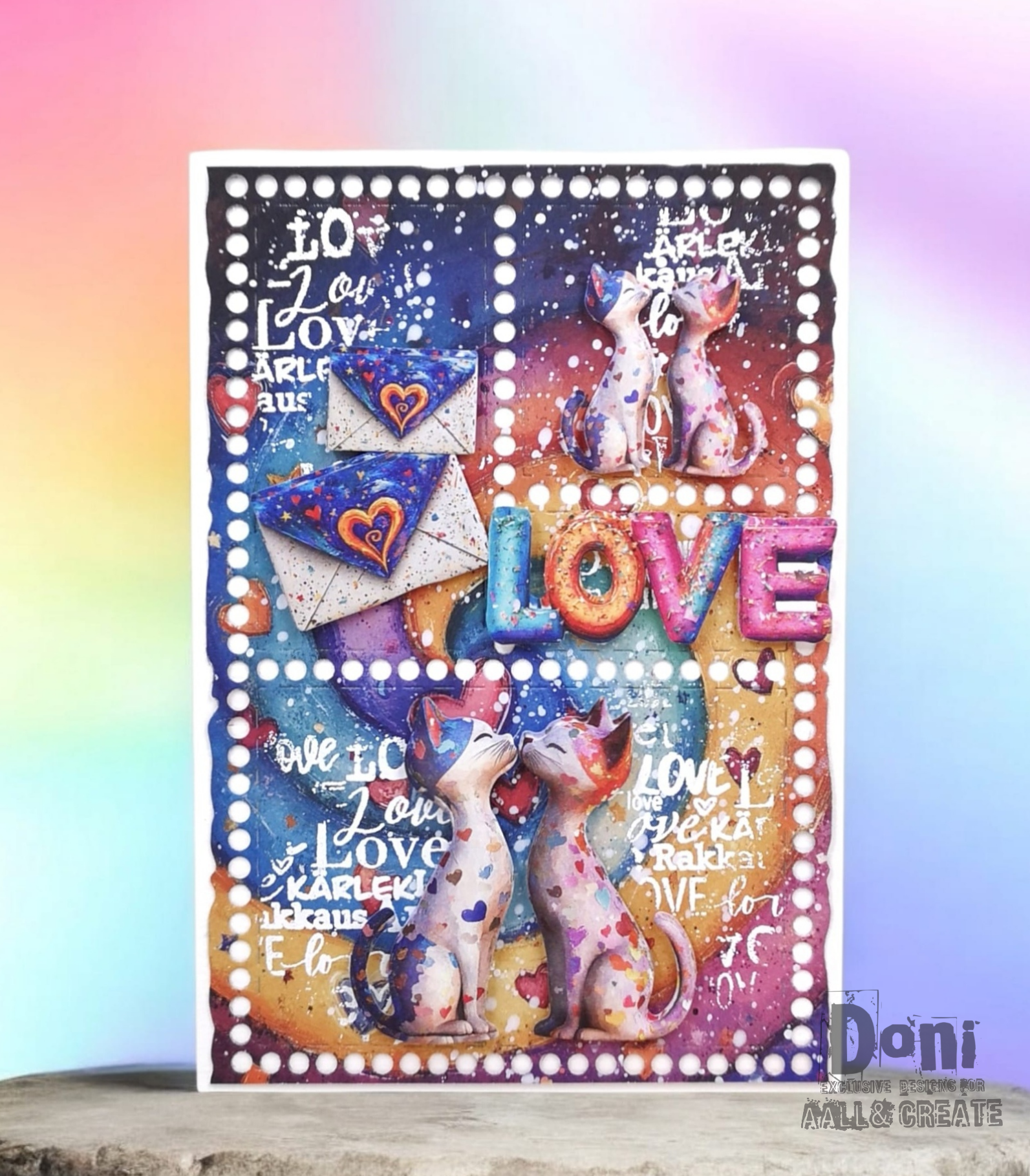 AALL & Create #17 Starlight Zing papirsett A5 stjerner