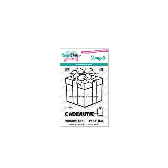 CarlijnDesign Cadeautje CDST-0130 stempel gave 6cm A7