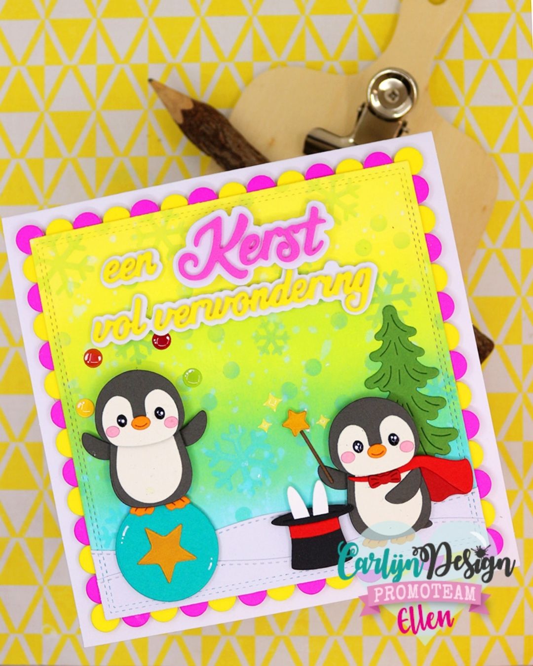 CarlijnDesign Kerst Circus CDSN-0405 dies jul
