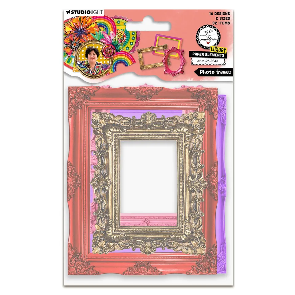 Aall and Create Art by Marlene Photo Frames papirelementer 32 stk