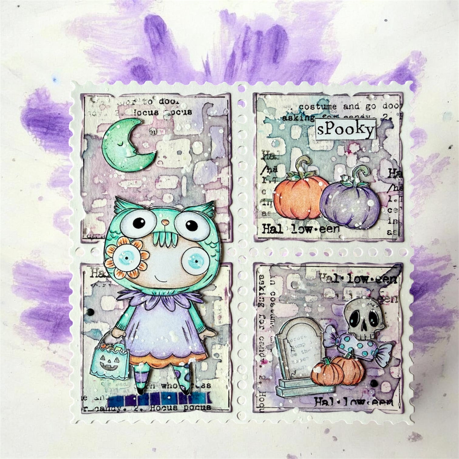 Aall and Create TP-1421 Moonlight Wishes stempelsett A7