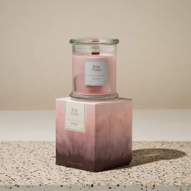 KaiserCraft Retreat Rose Fields duftlys 260g rose