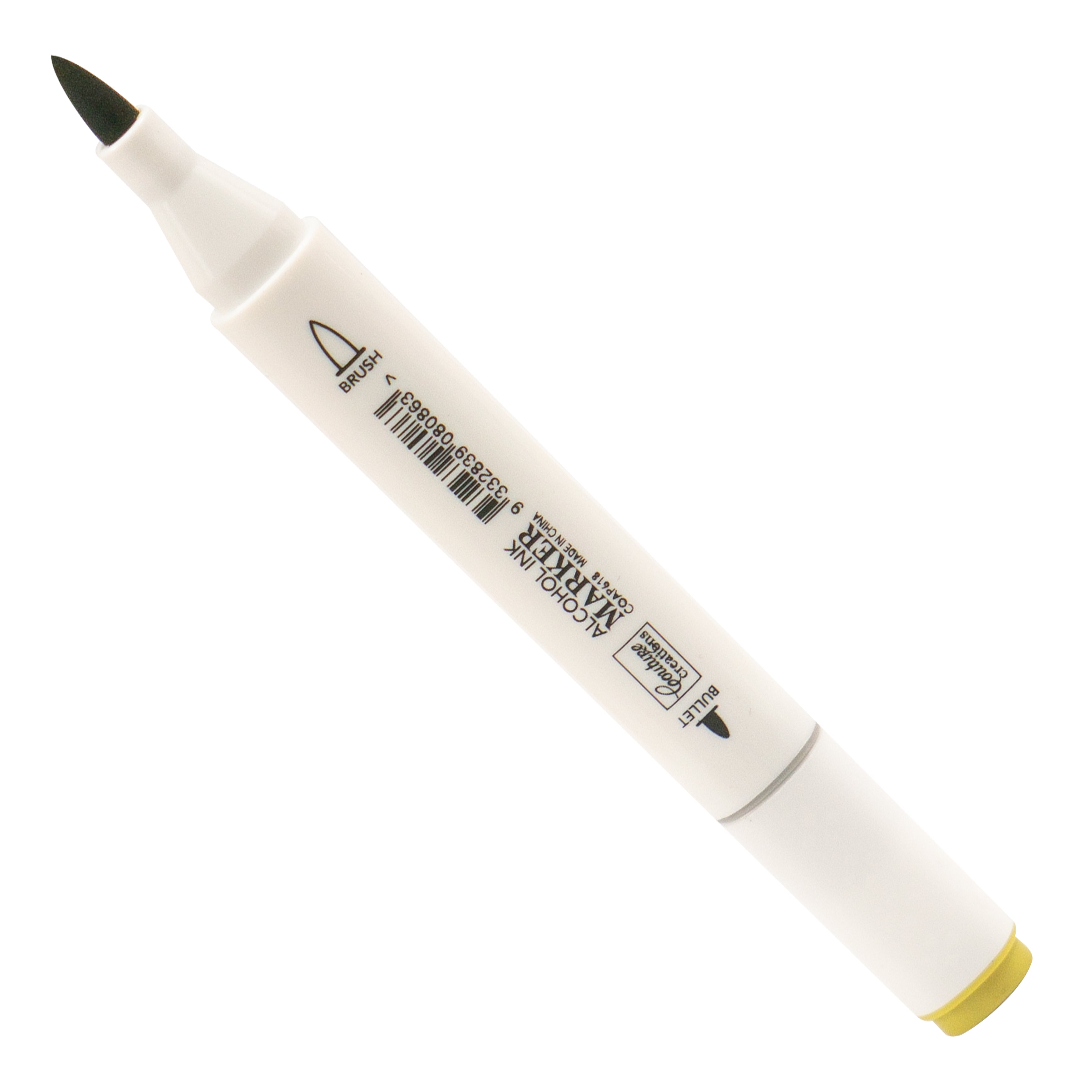 Couture Creations Twin Tip alkoholmarkør Yellow Green dobbel tupp
