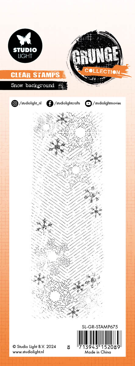 Studio Light Grunge Snow Background clear stempel snø