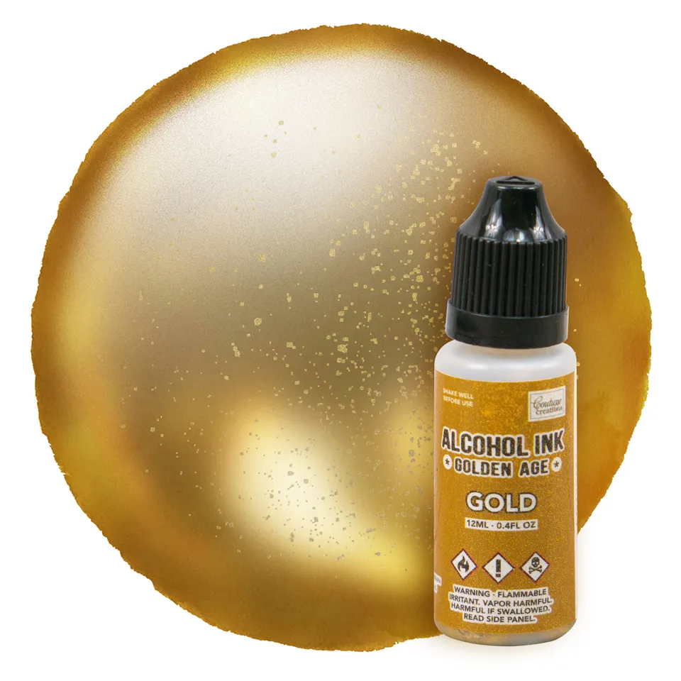 Couture Creations Golden Age alkoholblekk gold 12 ml gull
