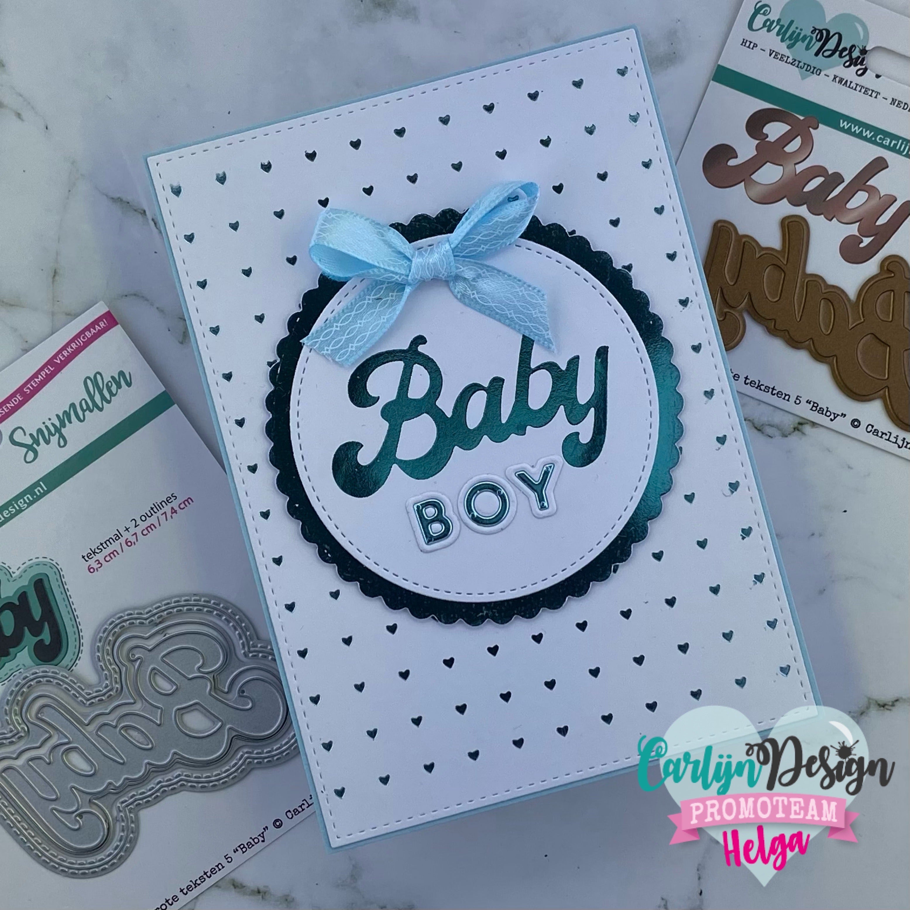 CarlijnDesign CDHF-0017 hot foil-plate baby
