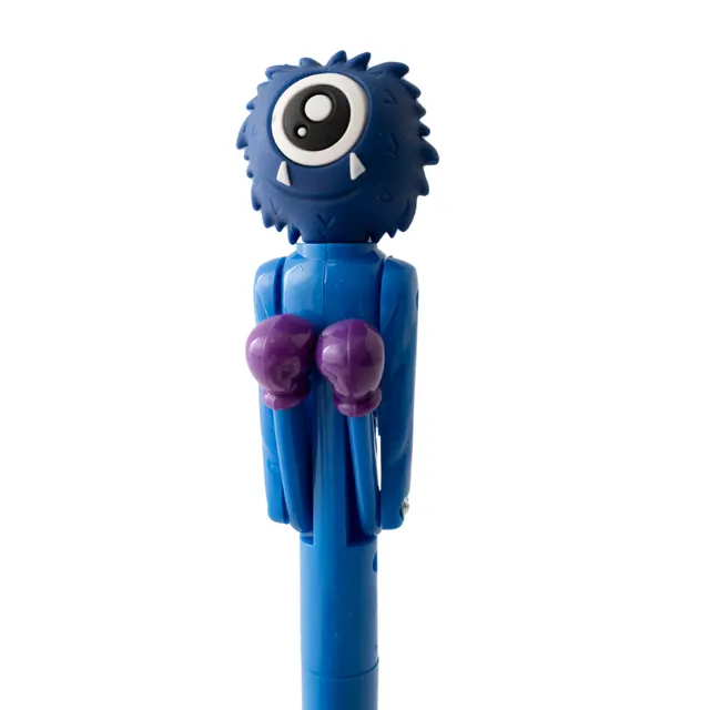 KaiserCraft Creative Club Kids Novelty Pen penn monster blå