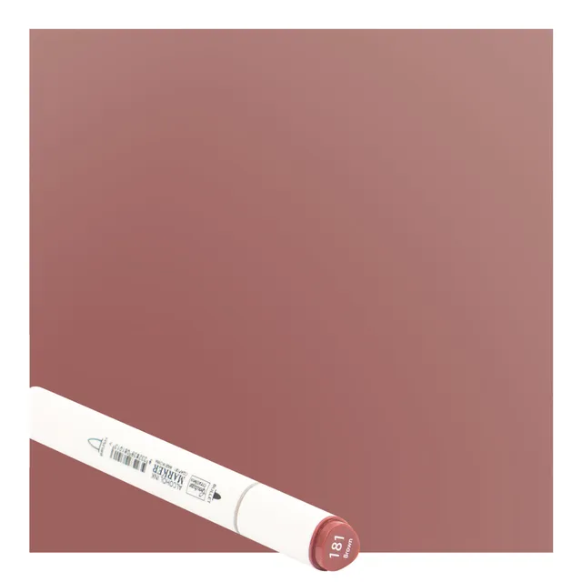 Couture Creations Twin Tip Brown alkoholmarker dobbel tupp permanent