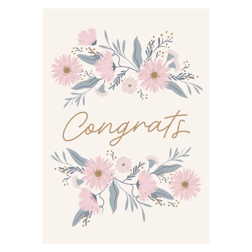 KaiserCraft Garden Meadow gratulasjonskort congrats