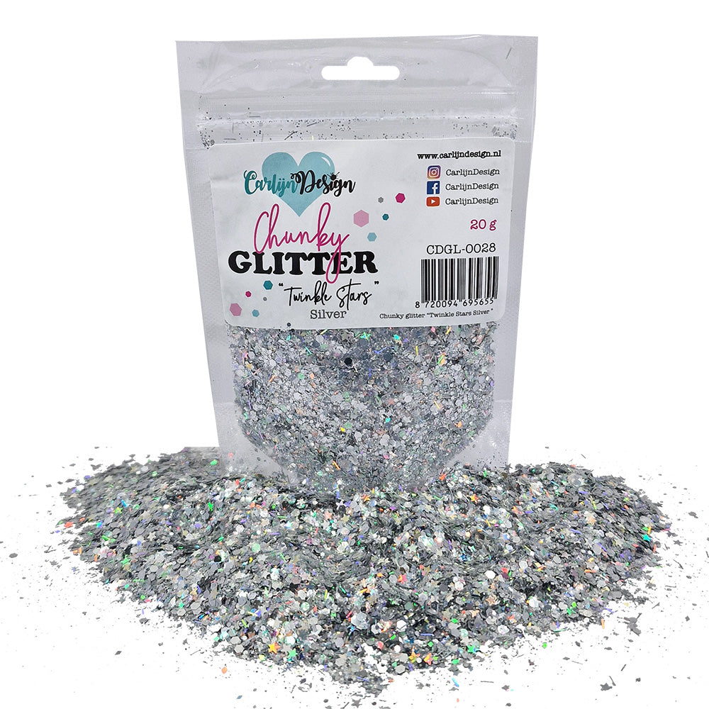 CarlijnDesign Chunky Glitter Combo Pack 4 Winter 6x20g