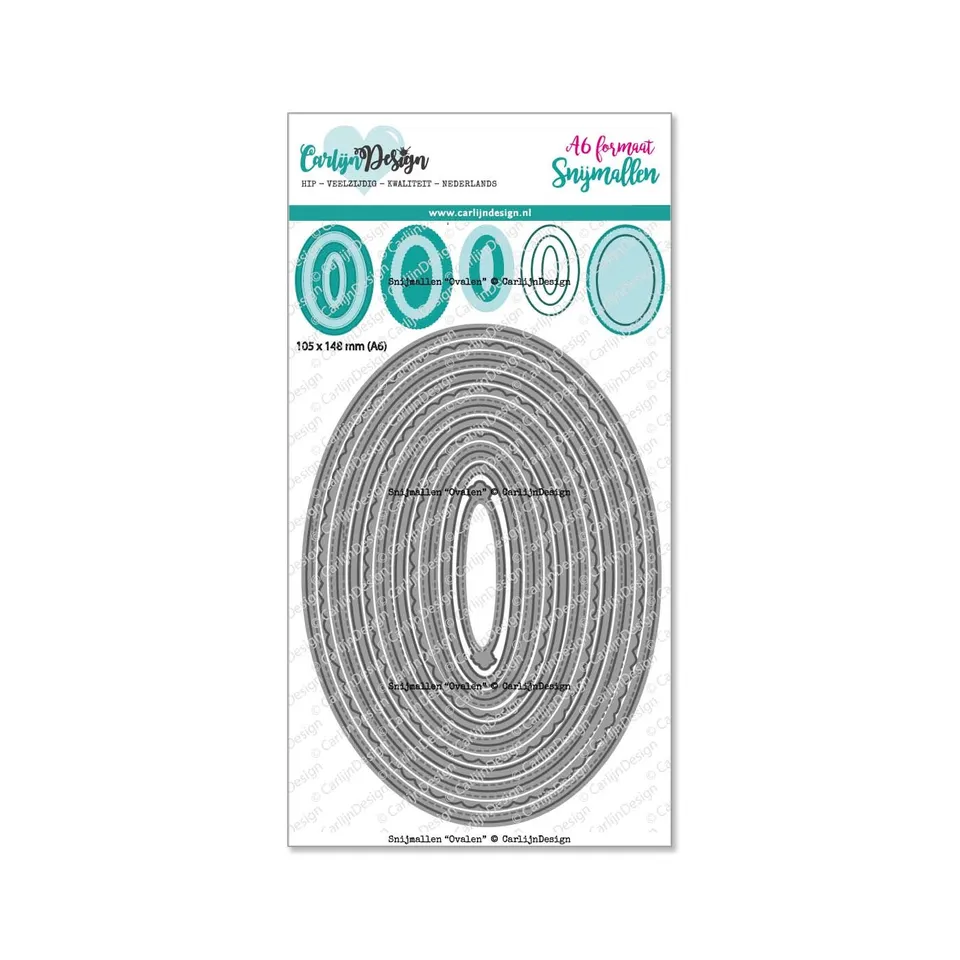 CarlijnDesign Ovalen CDSN-0148 dies nesting