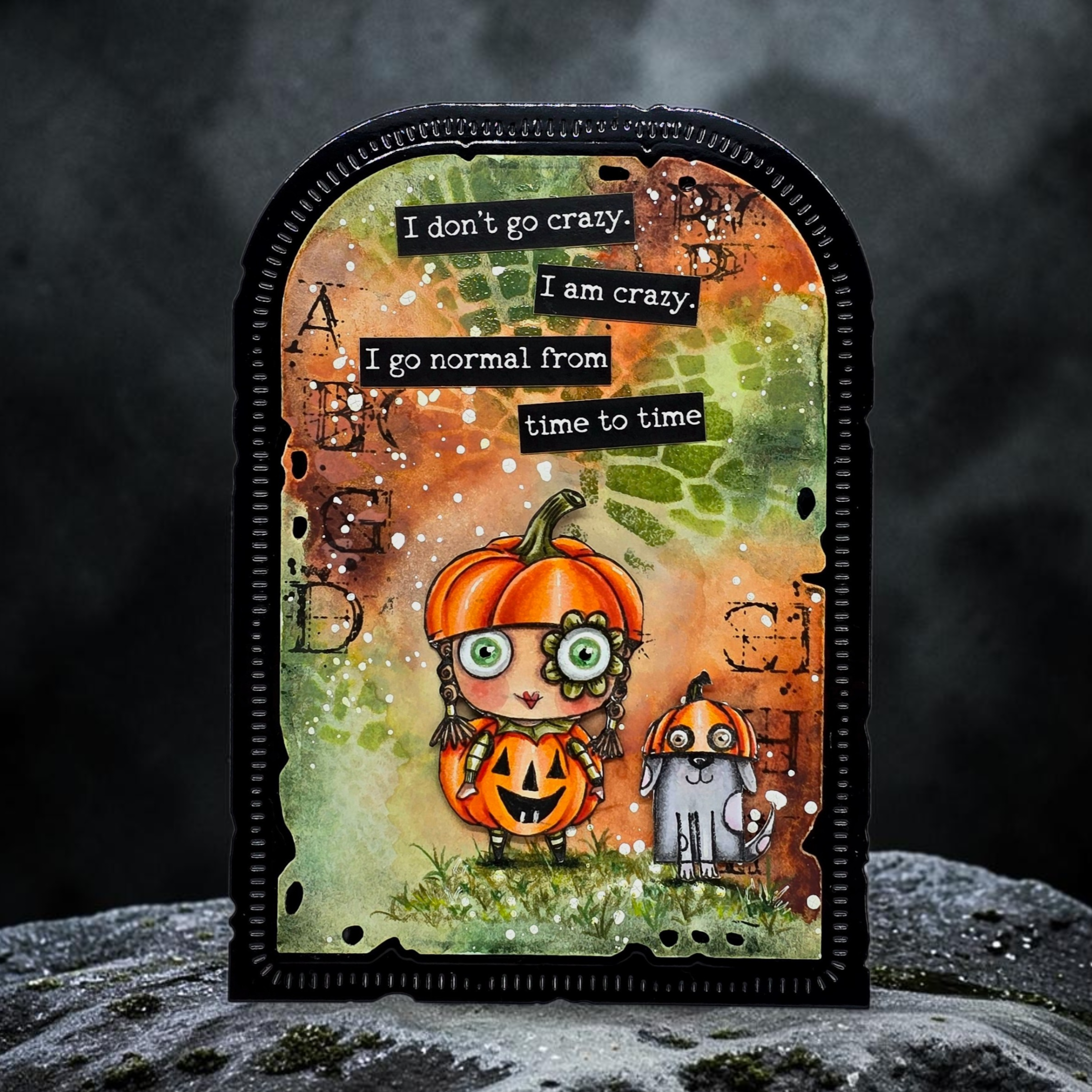 Aall and Create TP-1426 Pumpkin Pals stempelsett A7 halloween