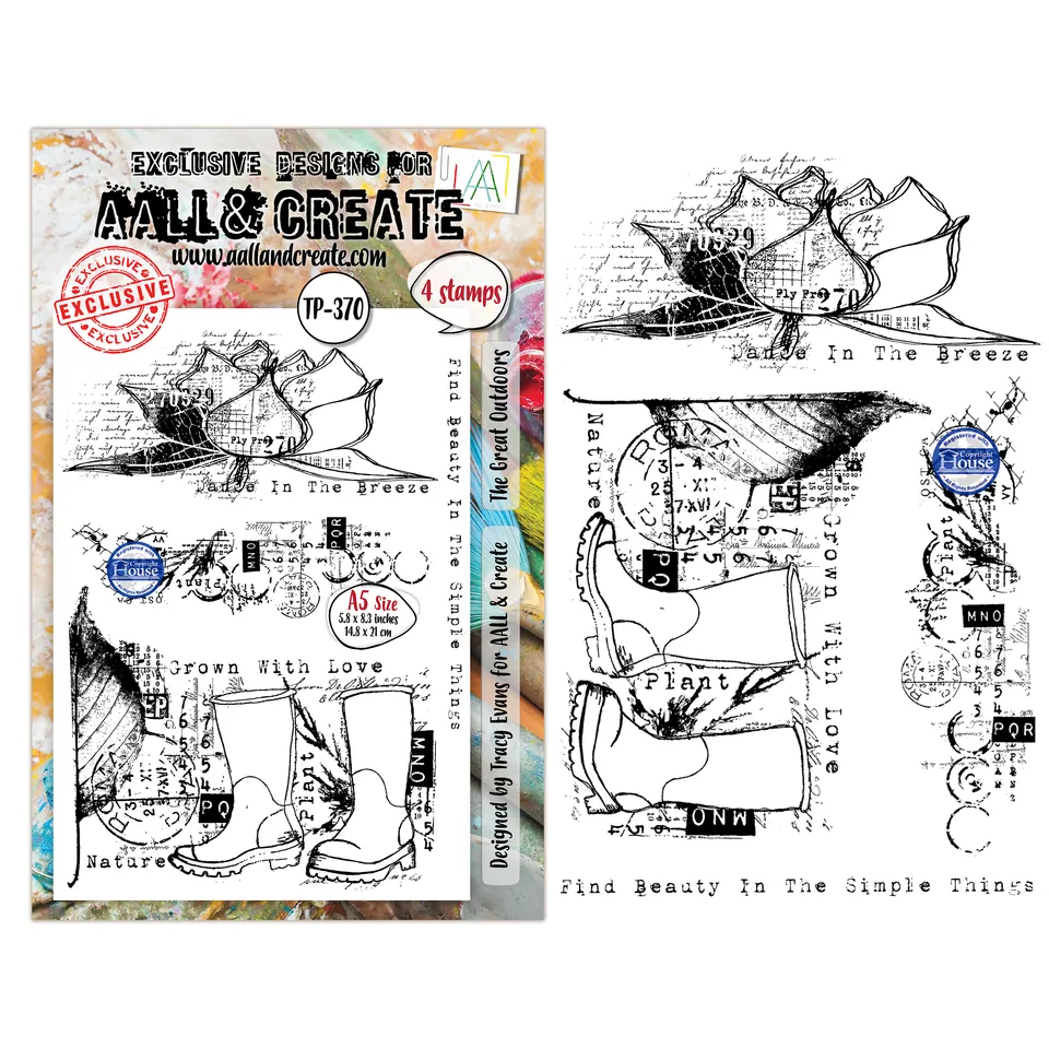 Aall and Create TP-370 Great Outdoors stempelsett A5 tur