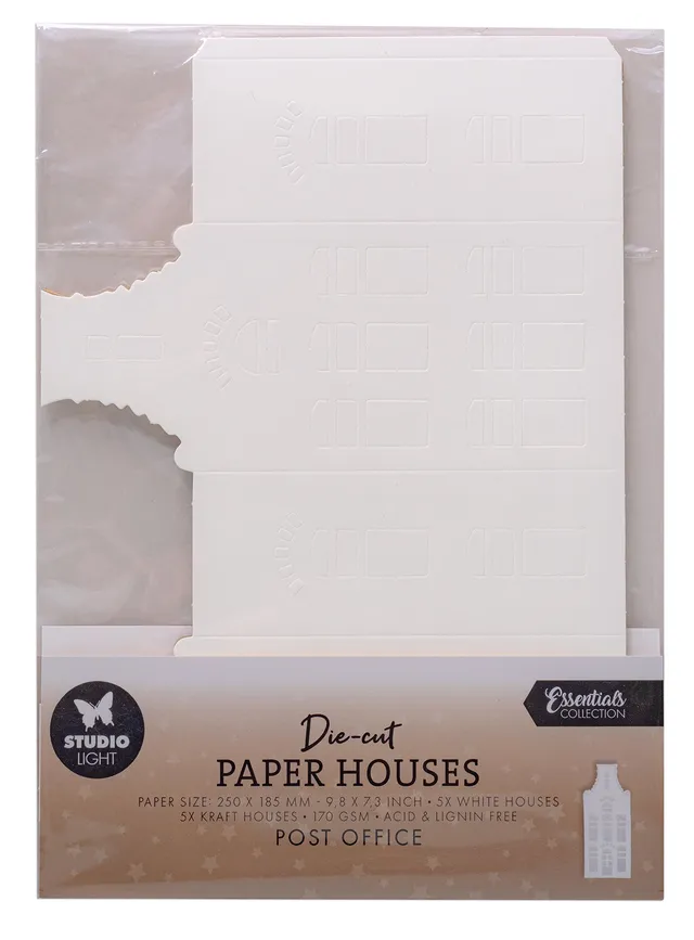 Studio Light Essentials Post office papirblokk dieskutt 10 ark