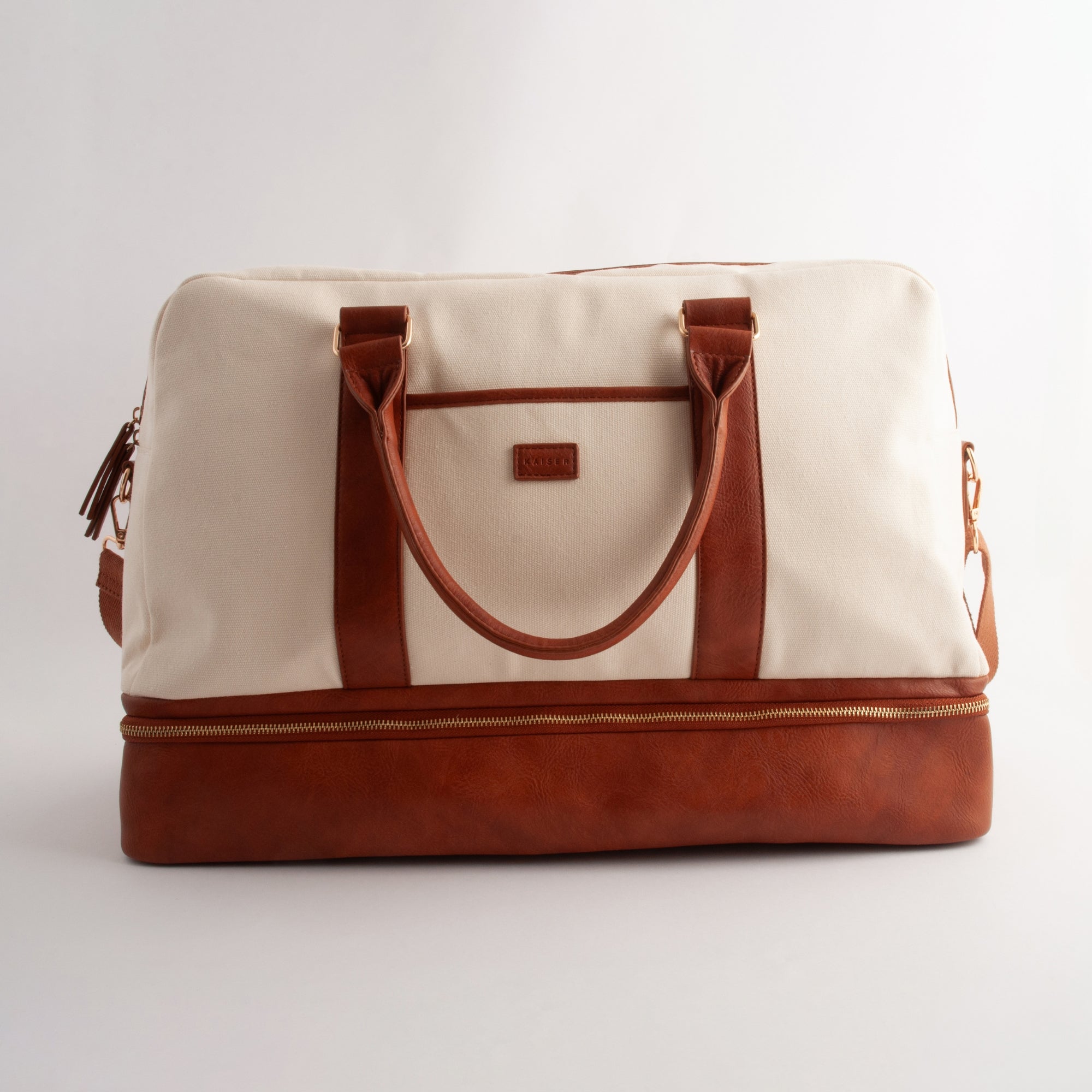 KaiserCraft Canvas Large Bag reisebag krem lerret