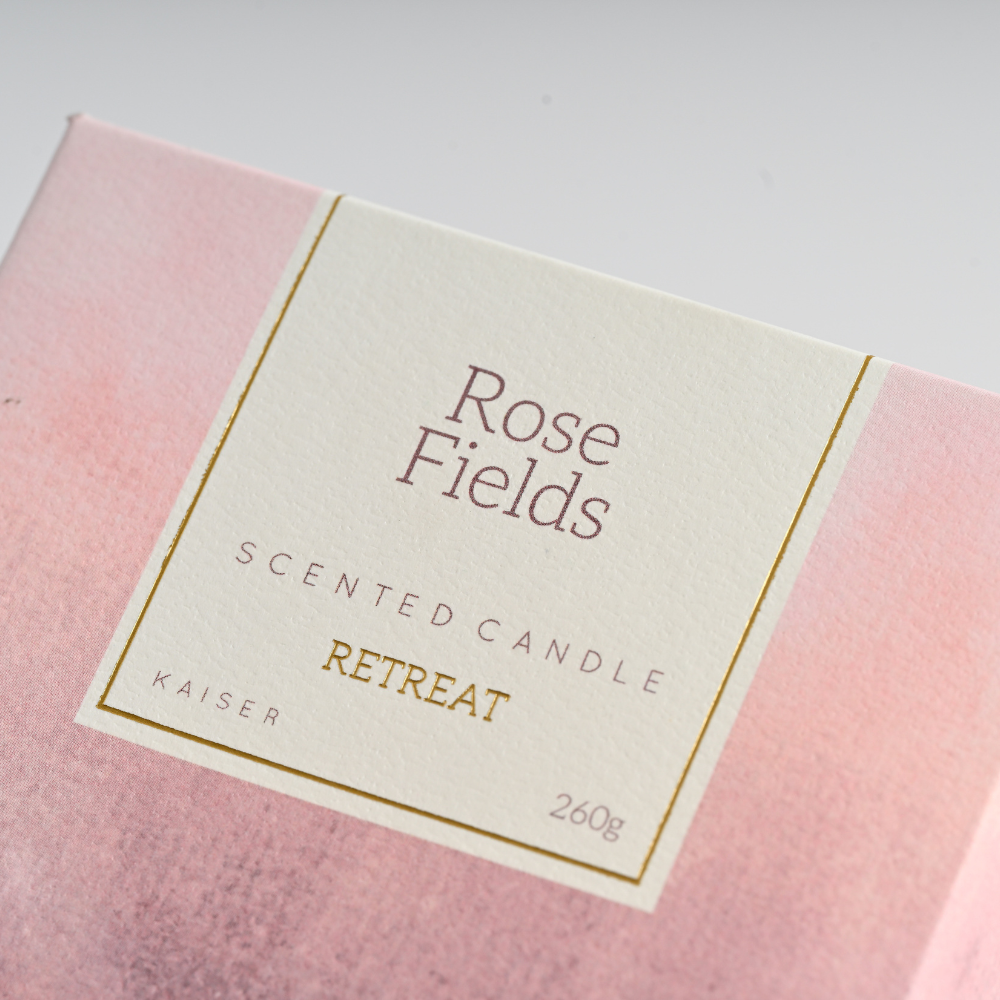 KaiserCraft Retreat Rose Fields duftlys 260g rose