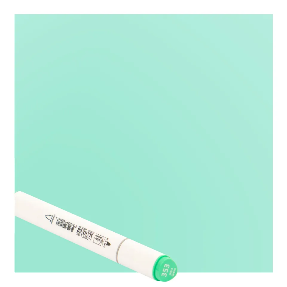 Couture Creations Twin Tip Aqua Green tusj aquagrønn dobbel spiss
