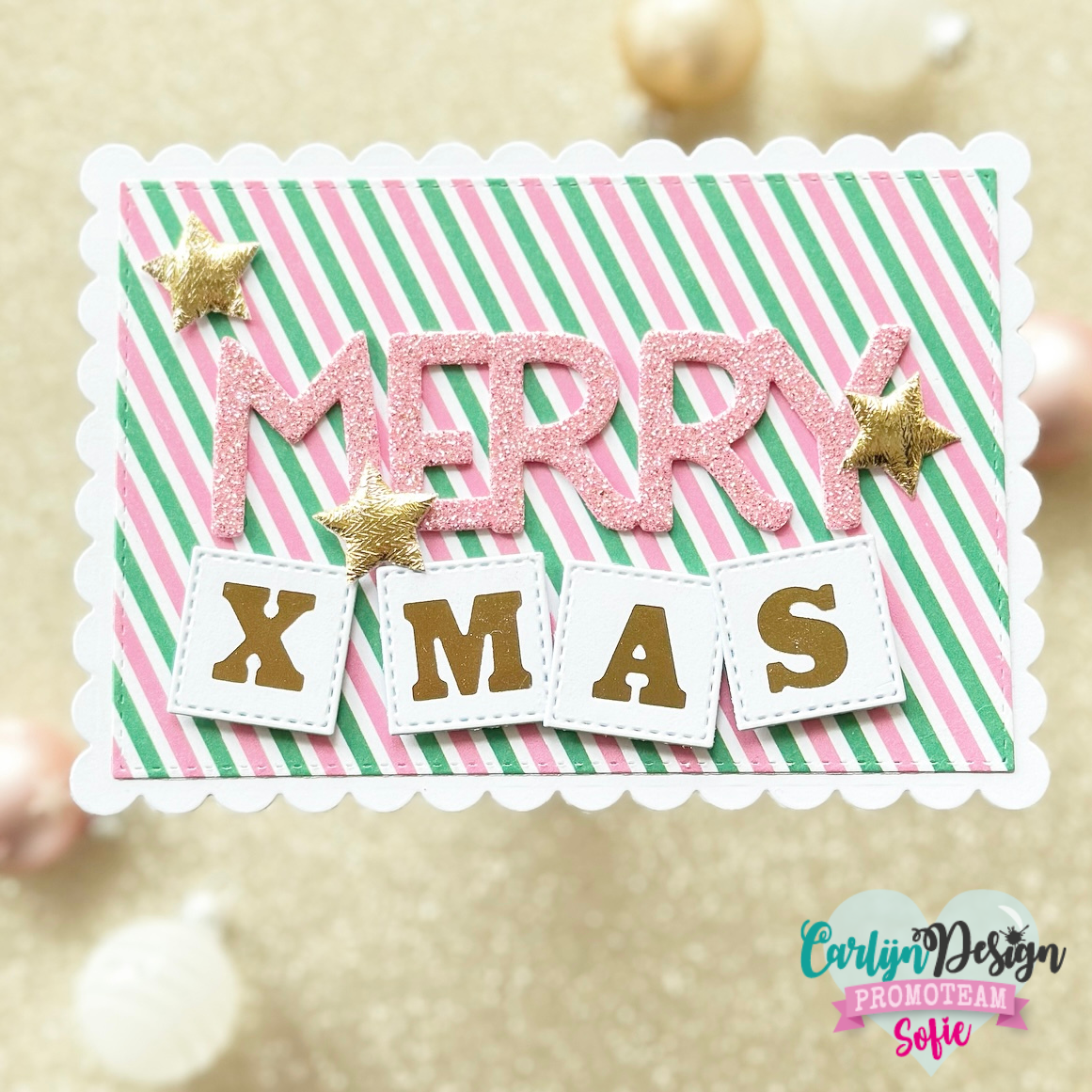 CarlijnDesign Hot foil Alfabet chocoladeletters CDHF-0060 1,5 cm
